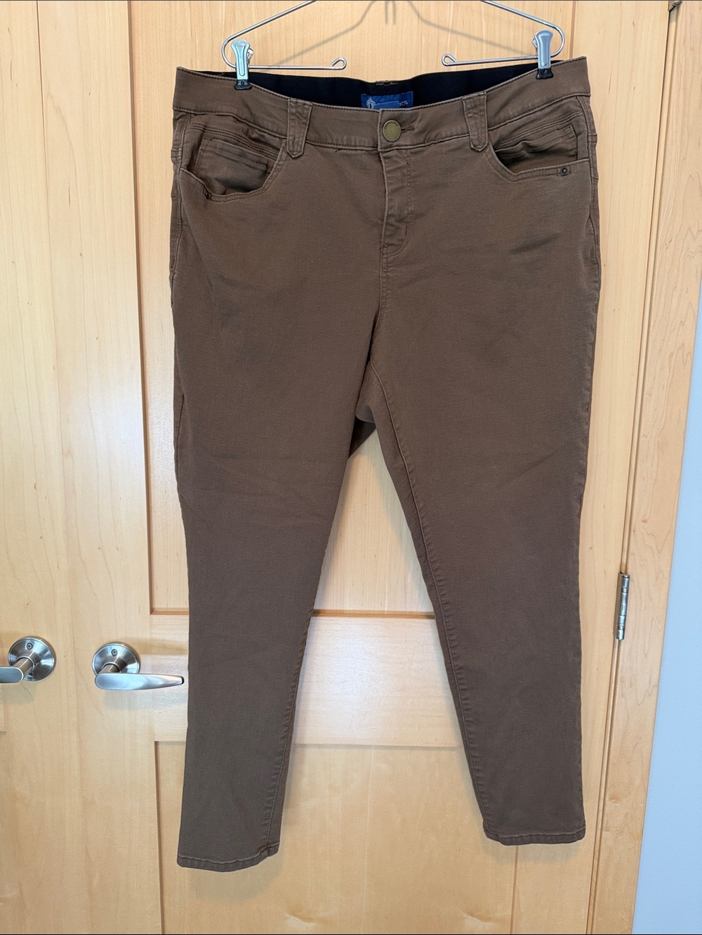Democracy Ab-solution Brown Skinny Jeans for Women